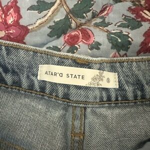 Altar'd State Light Blue Denim Jeans